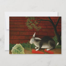 Pequeno Coelho Cute (Animal Pet) (Henri Rousseau)