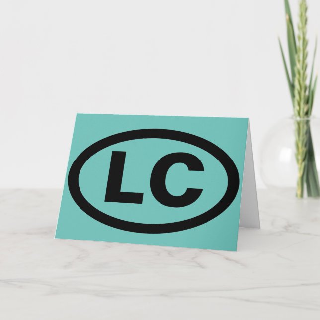 Cartão Pequeno Compton, RI LC (Frente)