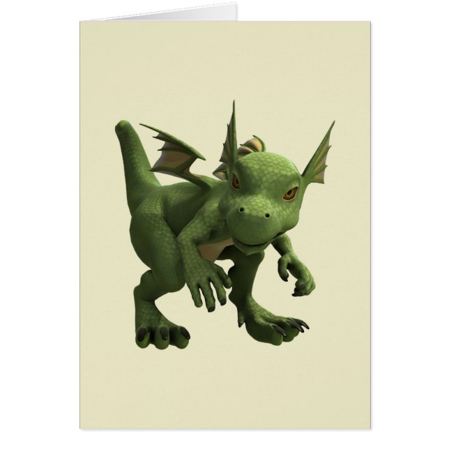 Cartão Pequeno Dragão (Frente)