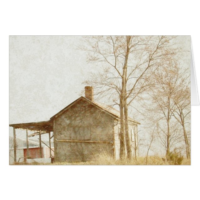 Cartão Pequeno prédio antigo (Frente Horizontal)