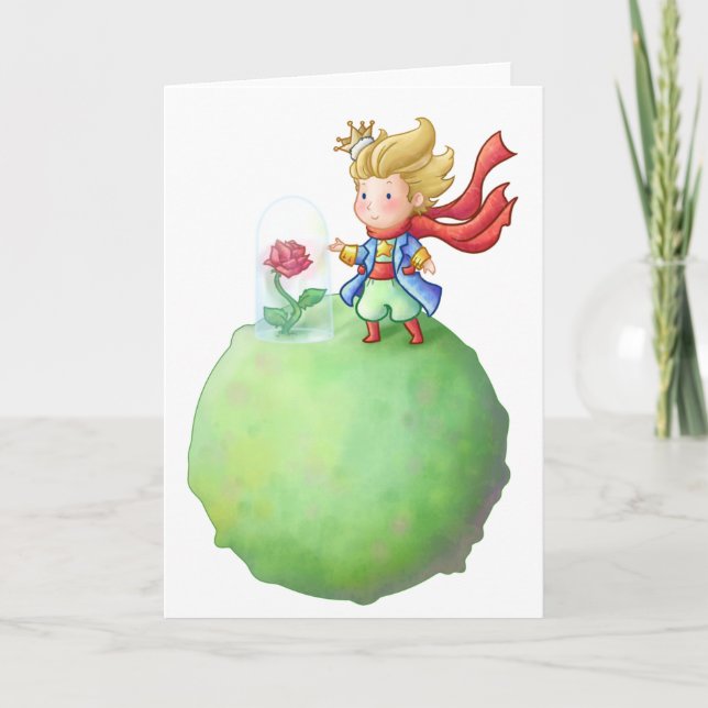 Cartão Pequeno Príncipe (Frente)