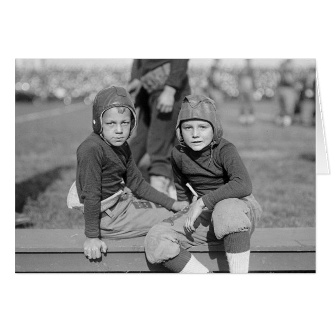 Cartão Pequenos Jogadores de Futebol, 1925 (Frente Horizontal)