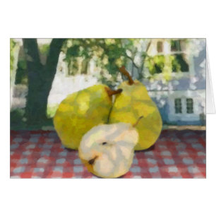 Cartão Peras