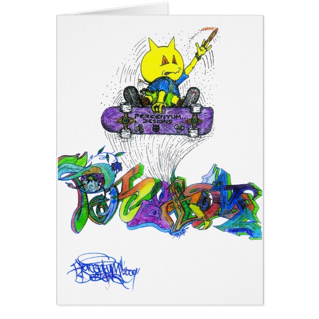 Cartão Percentum Ollie (Frente)