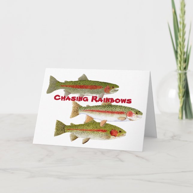 Cartão Percorrendo o Rainbows (Frente)