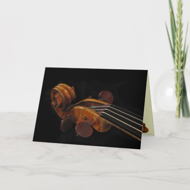 Cartão Percorrer Violino (Frente)