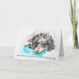 Cartão Perda de Cão-de-Pet (Dachshund) Simpatia Personali