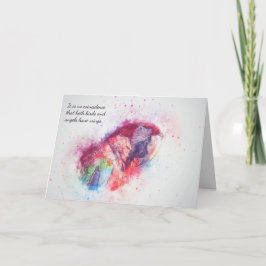 Cartão Perda de simpatia personalizada de Pet Bird Macaw