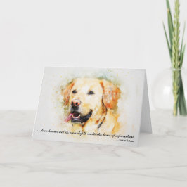 Cartão Perda de simpatia personalizada por Cachorro Pet (