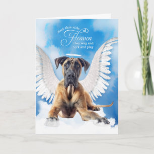 Cartão Perda de um Cachorro Grande Simpatia de Pet Danoso