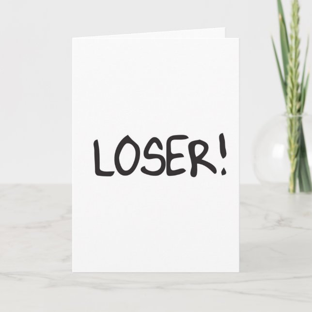 Cartão perdedor (Frente)