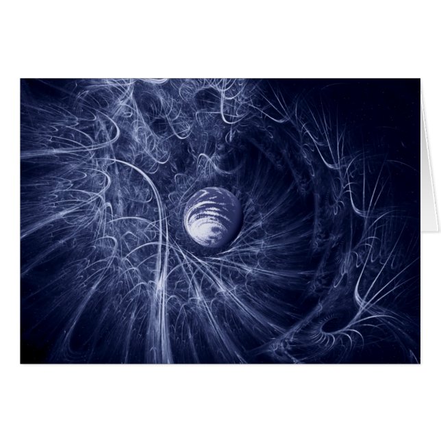 Cartão Perdido no espaço (Frente Horizontal)