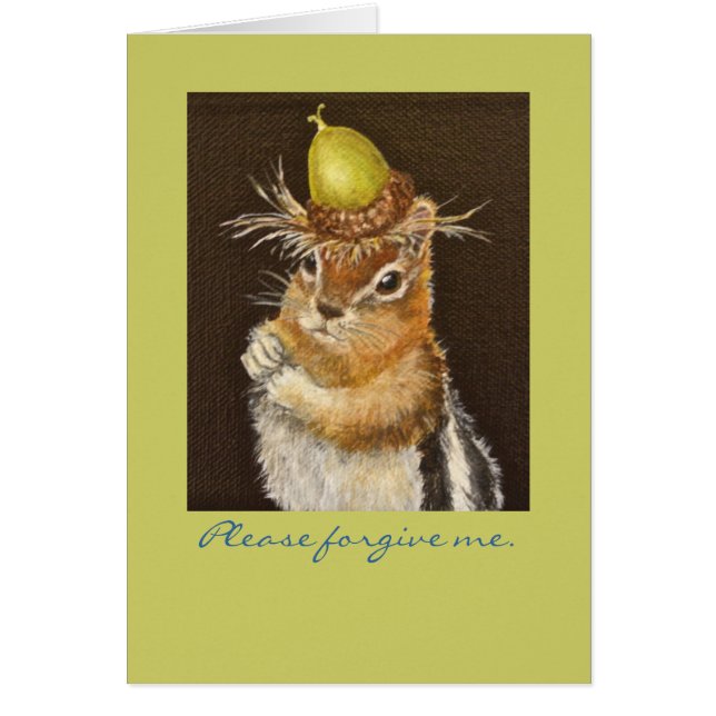 Cartão Perdoe-me por favor (Frente)