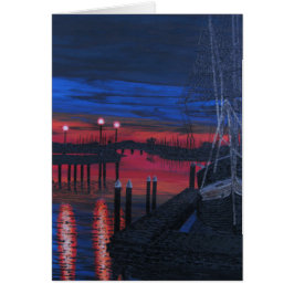 Cartão Peregrino ao amanhecer