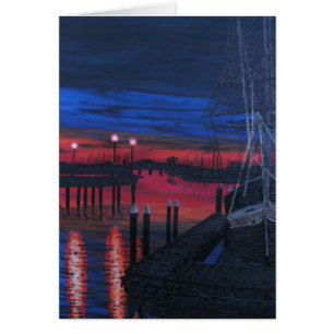 Cartão Peregrino ao amanhecer