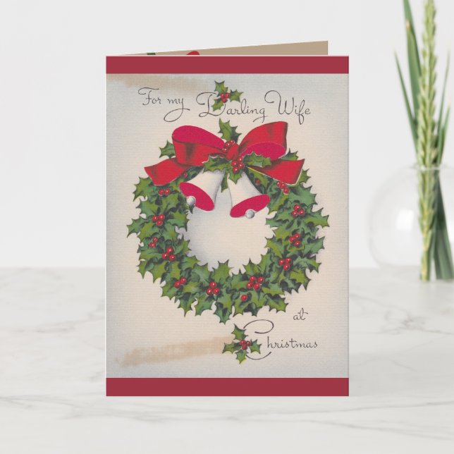 Cartão perfeito para sua esposa bonita (Frente)