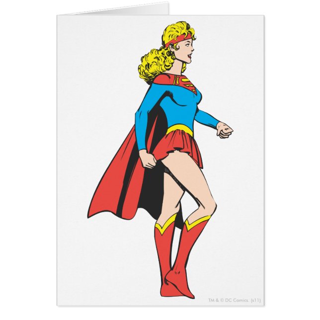 Cartão Perfil da Supergirl (Frente)