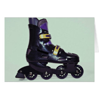 Cartão Perfil de calçados dos skates do em-line