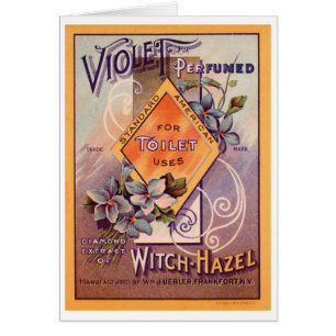 Cartão Perfume Violeta