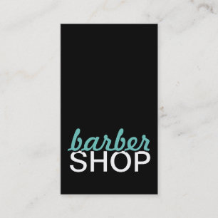 cartão perfurado da barbearia