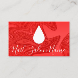 cartão perfurado de fidelidade do espiral de tinta