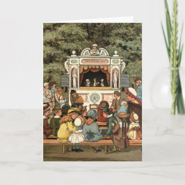 Cartão Perfurador e mostra de fantoche de Judy "