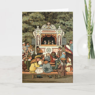 Cartão Perfurador e mostra de fantoche de Judy "