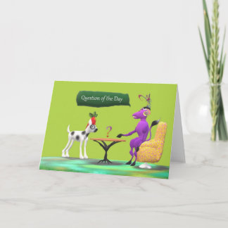 Cartão Pergunta do dia