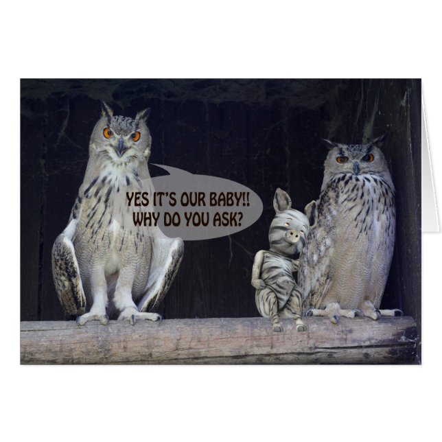 Cartão Pergunta sobre bobo (Frente Horizontal)