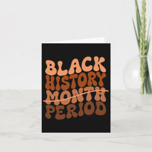 Cartão Período da História Negra Mês da História Negra Af