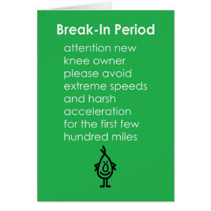 Cartão Período de adaptação - um poema engraçado da