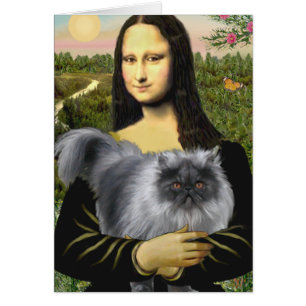 Cartão Persa Azul de Mona Lisa