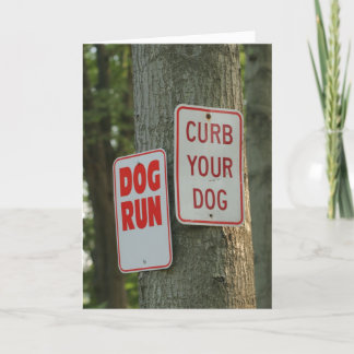 Cartão Perseguindo minha cauda