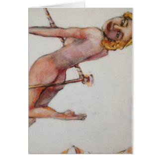 Cartão "Persephone, no Trapeze