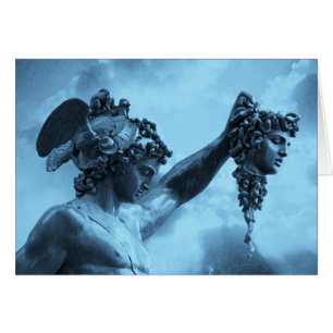 Cartão Perseus contra o Medusa