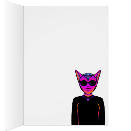 Cartão Personagem Felino