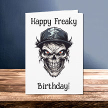 Personagem Zumbi de Aniversário Freaky Feliz