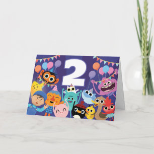 Cartão Personagens Super Simples Festa de Aniversário