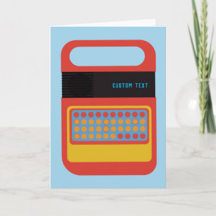 Cartão Personalização de brinquedos eletrônicos para pale