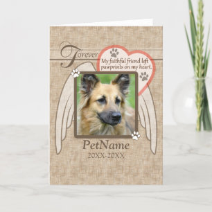 Cartão Personalização de Simpatia Pet das Asas Anjo Amada