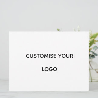Cartão Personalizado 6,5" x 8,75" Plano