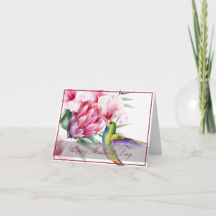 Cartão personalizado de ave tropical