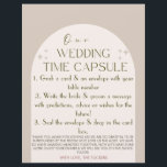 Cartão Personalizado de Cápsula de Horário de Casa<br><div class="desc">Esses cartões de cápsula eram os mais falados no meu casamento. Coloque-os em cada assento e os convidados escreverão uma pequena nota, não para ser aberta até o aniversário que corresponde ao número da mesa. Por exemplo, você não abrirá as notas da mesa 7 até seu aniversário de casamento da...</div>