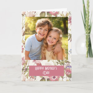 Cartão Personalizado de Dia das Mães com Foto   Fl