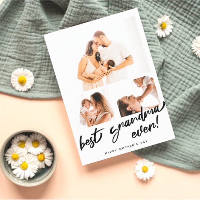 Cartão Personalizado de Dia das Mães para Avó (Criador carregado)