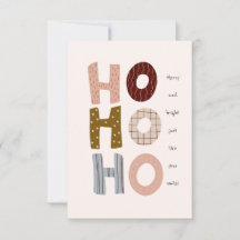 Cartão Personalizado de Feriado Xmas com feliz e S