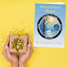 Cartão Personalizado de Marco de Abstinência | Car