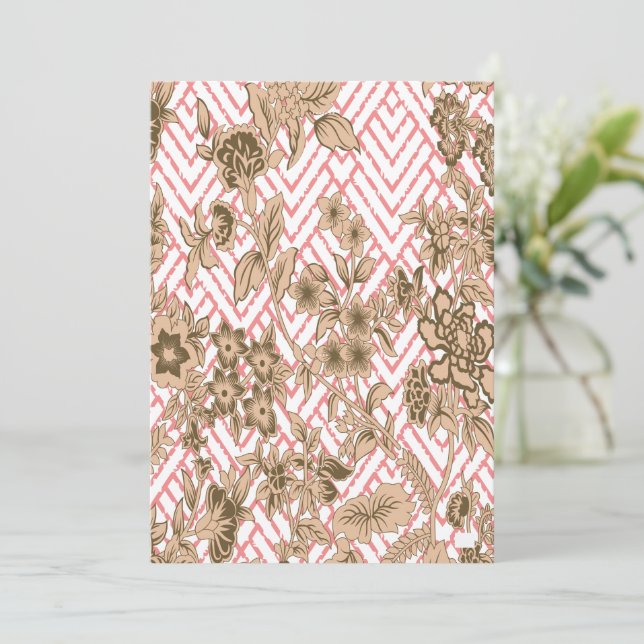 Cartão Personalizado de Salvar a Data | Convite Pl (Em pé/Frente)