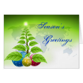 Cartão Personalizado de Saudações da Estação Terre