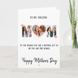 Cartão Personalizado do Dia das Mães